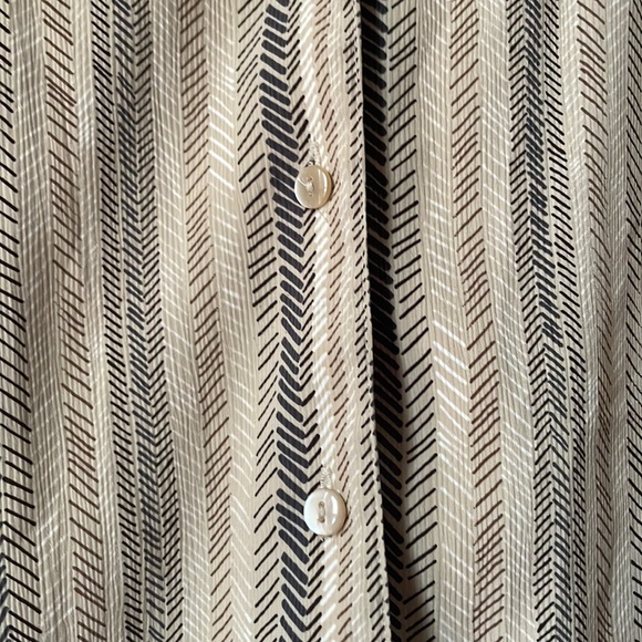 Vintage matching sleeveless top and long sleeve button down shirt - Picture 7 of 8